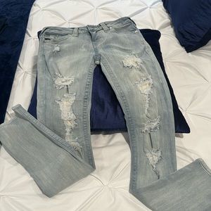 Women’s True Religion Distressed Denim Jeans